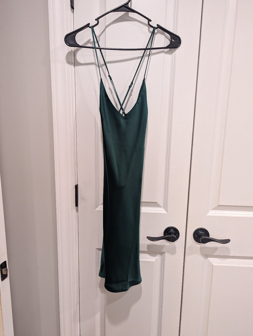 ba&sh scooped back silk dress